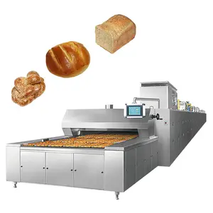 professional-baking-production-line-tunnel-oven industry stainless steel tunnel oven with tunnel  electric and high quality