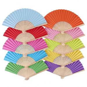 Ventes chaudes : Éventails pliables en papier de bambou vierges pour la peinture DIY - Product Image 1