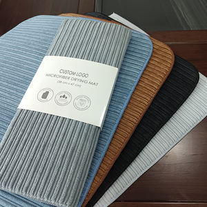 Mikro faser Geschirr trocknungs matte Absorbent <span class=keywords><strong>Dish</strong></span> Drainer Küchen theke Großes Geschirr trocknungs pad für Arbeits platten - Product Image 1