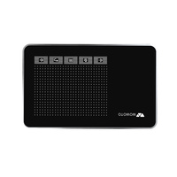 Mini projecteur noir, mini projecteur numérique LED DLP, Android 7.1, prise en charge 1080p, haut-parleurs intégrés, Wi-Fi double bande pour home cinéma