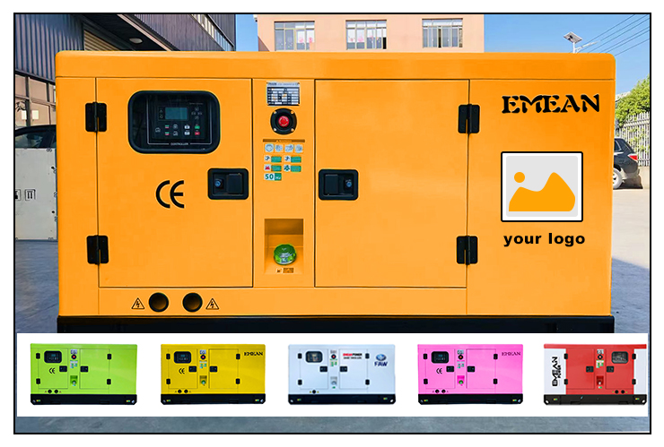 source 50kva 50 kva 40 kw里卡多隔音柴油发电机超静音发电机50kw组