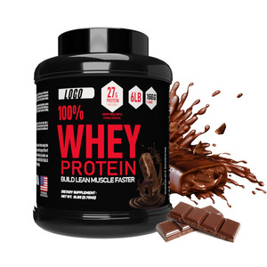 Étiquettes privées croissance musculaire Bodybuilding sport Nutrition supplément 5lbs or <span class=keywords><strong>Standard</strong></span> protéine de lactosérum en poudre - Product Image 1