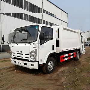 Camion compacteur de déchets Isuzu 4X2 6-8CBM, meilleur rapport qualité-prix, pour la collecte des déchets municipaux et l'assainissement urbain - Product Image 3