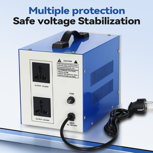Stabilisateur <span class=keywords><strong>de</strong></span> <span class=keywords><strong>tension</strong></span> monophasé MSKJ 8000VA 220V avec double relais et régulateur automatique <span class=keywords><strong>pour</strong></span> équipements domestiques et <span class=keywords><strong>de</strong></span> bureau - Product Image 3