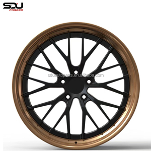 Nuevo diseño de alta calidad 17 a 24 pulgadas mate <span class=keywords><strong>bronceador</strong></span> Hot Wheels ruedas de aleación de coche cromo 20x9,0 ruedas forjadas 5x112 para S3 S4 S5 - Product Image 5