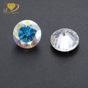 Pierres précieuses de moissanite de laboratoire en vrac de haute qualité, taille <span class=keywords><strong>poire</strong></span>, multicolores avec jeu de couleurs/effet de feu, entièrement plaquées, haute qualité GRA - Product Image 2