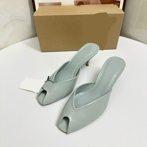 2025 estate nuovo prodotto scarpe da <span class=keywords><strong>donna</strong></span> belle pantofole con tacco grande moda banchetto esterno sandali col tacco alto - Product Image 4