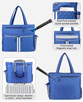 Sac de sport unisexe en polyester avec fermeture éclair, style moderne, résistant à l'eau, compartiment à chaussures ventilé, capacité 30-40L