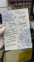Cartes postales de luxe écologiques personnalisées haut de gamme, impression typographique de qualité supérieure, invitations pour mariage et Saint-Valentin