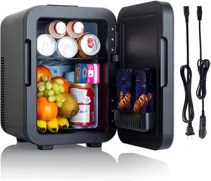 Mini resfriador eletrônico de 8l, baixo ruído, 10 garrafas, coca, hotel, quarto, geladeira, geladeira