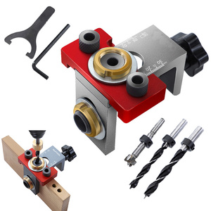 Imbot công nghiệp cấp hợp kim nhôm Túi lỗ <span class=keywords><strong>Jig</strong></span> thiết lập với độ sâu dừng hoàn hảo cho sửa chữa đồ nội thất văn phòng - Product Image 1