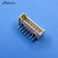 JINDA 1.25T-1-7AW 1,25mm 7-Pin PCB Looper-Buchse Vertikaler Stecker SMT Wafer-Header Kabel-zu-Platine-Verbinder TIN-Beschichtung LED DC