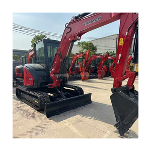 Miniexcavadora hidráulica sobre orugas YANMAR usada original de Japón, 6Ton yanmar, maquinaria de movimiento de tierra, 6Ton, excavadora usada, YANMAR - Product Image 3