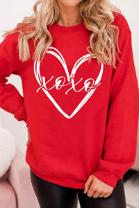 Sudadera de Mujer con Estampado de Corazón Rojo de San Valentín de Dear-Lover Wholesale - Product Image 5