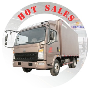 Nuevo 4*2 4*4 Ruedas motrices Camiones diésel Sinotruk Howo 3 5 Ton 8 Tons Mini Light Closed Van Box Camión de carga a la <span class=keywords><strong>venta</strong></span> - Product Image 4