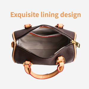 <span class=keywords><strong>Sac</strong></span> à bandoulière en cuir pour femme, personnalisable en usine, style Boston, mode française - Product Image 2