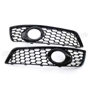 Par de cubiertas de rejilla de panal para faros antiniebla delanteros de coche para Audi A3 8P 2009 2010 2011 2012 2013 - Product Image 3