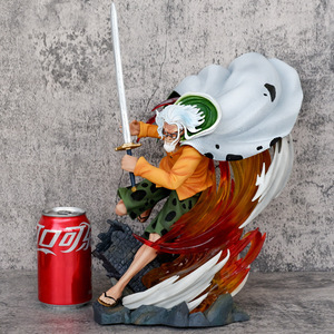 Figurine d'anime LED One Piece Dark King Silvers Rayleigh <span class=keywords><strong>Bond</strong></span> Resonance, ornement de bureau, cadeau, modè<span class=keywords><strong>le</strong></span> de collection, décoration - Product Image 3
