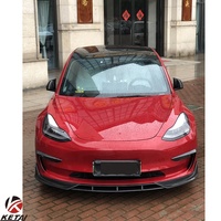 Kit carrosserie tuning FAST Style pour Tesla Model 3 2018 et plus : Lame avant, diffuseur arrière, jupes latérales, aérateurs et spoiler