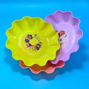 Bandeja de Plástico para Frutas con Diseño de Hoja de Loto, 2 Yuanes, para Uso Doméstico, Bandeja para Semillas de Melón, Caja para Frutas y Aperitivos, Bandeja para Dulces, Bandeja para Aperitivos al por Mayor de 1 Yuan - Product Image 1