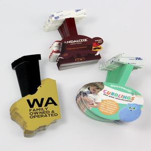 Afficheur publicitaire personnalisé pour supermarché, présentoir promotionnel en plastique, autocollant oscillant, présentoir POP autoportant - Product Image 3