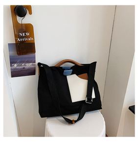 Wholesale Large Capacity Crossbody Tote <b>Bag</b> for Women <b>Medium</b> Long Contrast Color Splicing Shoulder Sling - Product Image 3