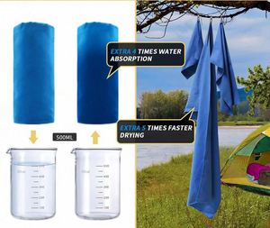 Serviettes de sport à séchage rapide - Serviettes de voyage compactes, douces et absorbantes pour la salle de sport, la plage et le camping, idéales comme cadeaux - Product Image 3