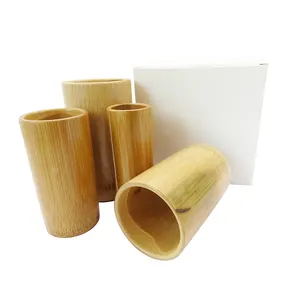 Ensemble de 4 ventouses en bambou médical chinois pour massothérapie à libération myofasciale et usage domestique