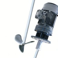 Agitateur vertical en acier inoxydable 304 de haute qualité, moteur d'agitation électronique, mélangeur efficace pour plastiques et produits chimiques
