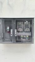 Boîtier de compteur électrique basse tension (Armoire d'équipement) en ABS et PC, conception à insertion de carte, fenêtre d'inspection transparente, IP34D