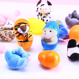 Mini cabezas de animales de peluche suaves, venta al por mayor, accesorios para bolsa, ropa