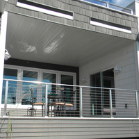 Fabricant personnalisé en acier inoxydable 304 Balustrade de main courante de câble de balcon intérieur extérieur rampe de câble d'escalier en aluminium