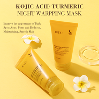 Masque peel-off au curcuma et à l'acide kojique 75 ml, masque éclaircissant pour le visage, nettoyage en profondeur des pores, soin des pores, fabrication OEM ODM, marque privée, usine GMPC