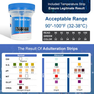 Doa <span class=keywords><strong>Urine</strong></span> Drug Single Strip Cassette Multi Panel/Dipcard Cup <span class=keywords><strong>Test</strong></span> Manual CE Certified Home & Hospital Use - Product Image 4