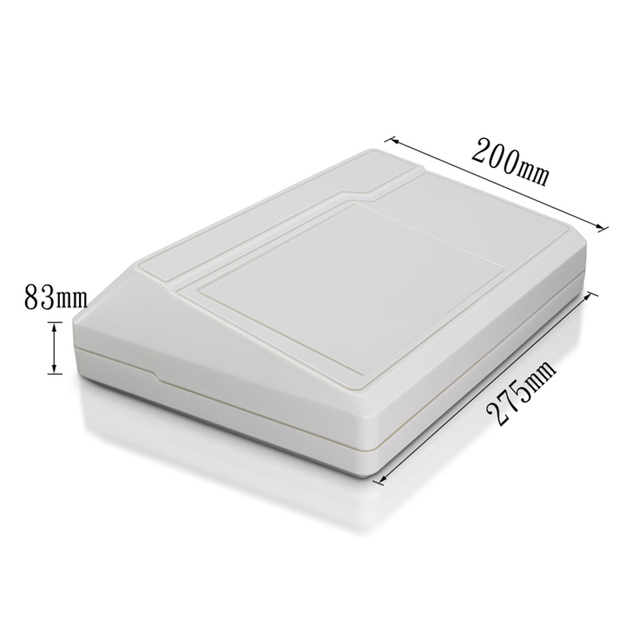 Plastic Enclosure Customization Split Body Desktop Enclosure Battery Boxes Plastic Enclosure With LCD Window for Electronics