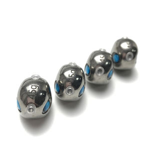 Plomb de pêche en tungstène 97% en forme de tête d'oiseau, yeux rouges <span class=keywords><strong>et</strong></span> bleus, en alliage d'acier tungstène à haute densité, pour la pêche au leurre - Product Image 2