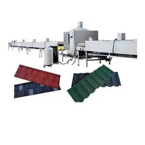 Stone coated steel roofing tile turkey stone coated metal roofing shingles machine