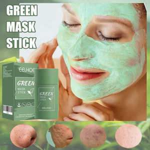 Mascarilla Facial en Barra EELHOE de Té Verde, Limpieza Profunda, Hidratante y Reductora de Poros - Product Image 1