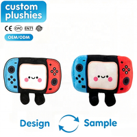 Peluche mignonne en forme de console de jeu, jouet en peluche doux en forme de Switch, vente en gros, fabricant personnalisé, cadeaux pour les amateurs de jeux et les enfants
