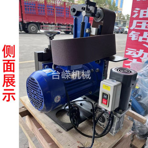 เครื่องขัดสายพานโลหะอุตสาหกรรมแบบแบน 380V เครื่องขัดไฟฟ้าสำหรับชิ้นส่วนฮาร์ดแวร์ - Product Image 4
