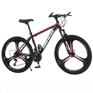 Vélo de montagne <span class=keywords><strong>MINGU</strong></span> 24/26/27 pouces avec frein à disque, fourche à ressort, cadre en acier à haute teneur en carbone, vélo à vitesses variables pour hommes et femmes - Product Image 5
