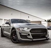 Kits de carrosserie à modification automatique Diffuseur de lèvre arrière avec pare-chocs arrière à gorge de queue Pare-chocs de voiture pour Mustang 18-20 GT500