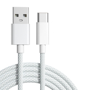 1M nylon Áo khoác USB-C Cáp dữ liệu nhanh 6A sạc cho Huawei 5A sạc cho iPhone cho điện thoại di động <span class=keywords><strong>Android</strong></span> - Product Image 1