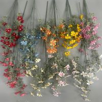 Bunga Daisy Sutra Realistis Buatan, Dekorasi Acara Pernikahan, Bunga Palsu, Perlengkapan Fotografi Rumah & Luar Ruangan, Gaya Rustic, Ikat Tangan