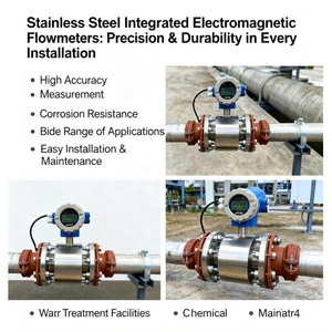 Stainless Steel <b>Water</b> <b>Flow</b> Sensor Flowmeter 4 Inch with Pulse Output OEM High Accuracy - Product Image 5