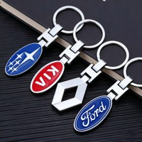 Promotion en gros d'usine : Accessoires automobiles, porte-clés personnalisés avec logo de voiture, porte-clés promotionnel en métal avec logo de marque automobile