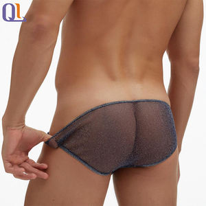 Biancheria intima da <span class=keywords><strong>uomo</strong></span> Sexy di alta qualità con perizoma sottile Ultra-sottile biancheria intima <span class=keywords><strong>trasparente</strong></span> in rete breve - Product Image 6