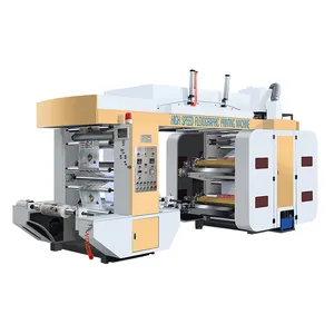 Automatic 4 Colors Paper Cup Flexo Printing Machine Non Woven Fabric Printing Machine