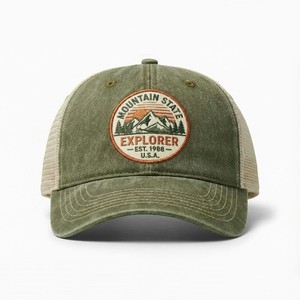 Gorra <span class=keywords><strong>de</strong></span> Béisbol Clásica <span class=keywords><strong>de</strong></span> 6 Paneles con Logotipo Bordado Personalizado, Estilo Hip Hop, Gorra Deportiva Informal <span class=keywords><strong>de</strong></span> Malla para Exteriores - Product Image 1