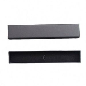Black Rectangular Cardboard Pen Gift <b>Box</b> with Lid for Promotional Writing Instruments Packaging - Product Image 4